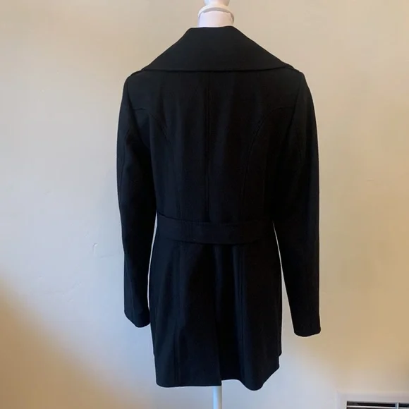 Burberry Wool and Cashmere Peacoat. NWT. Size 10. Black - Picture 3 of 10